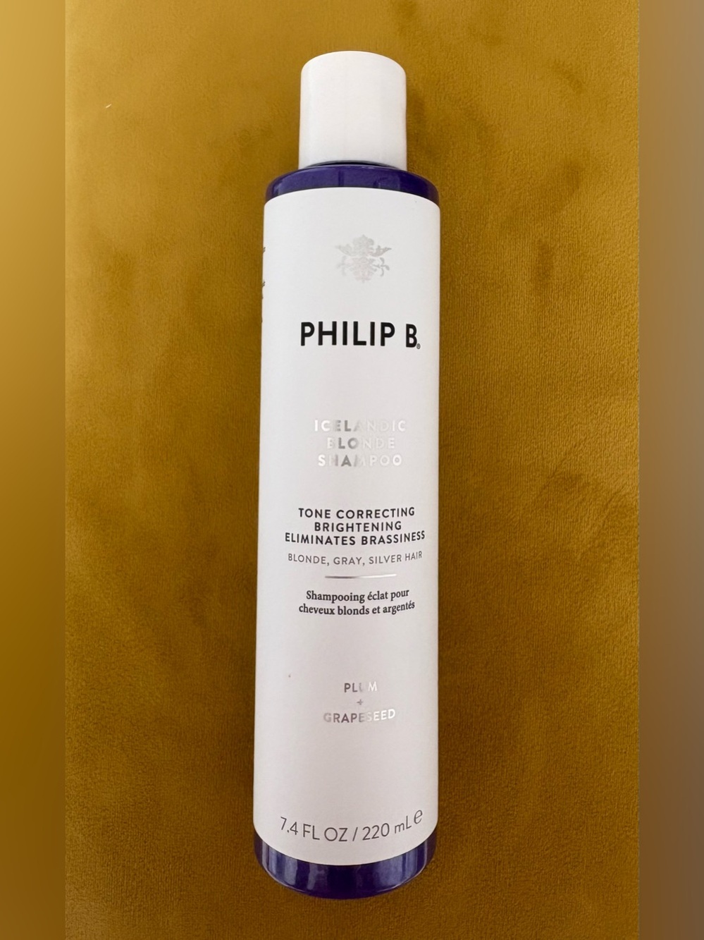 Philip B Icelandic Blonde Shampoo Tone Correcting Brightening 7.4 oz